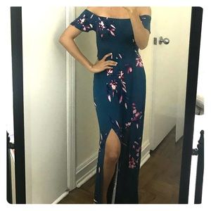 Express Off the Shoulder Maxi Dress Size XS
